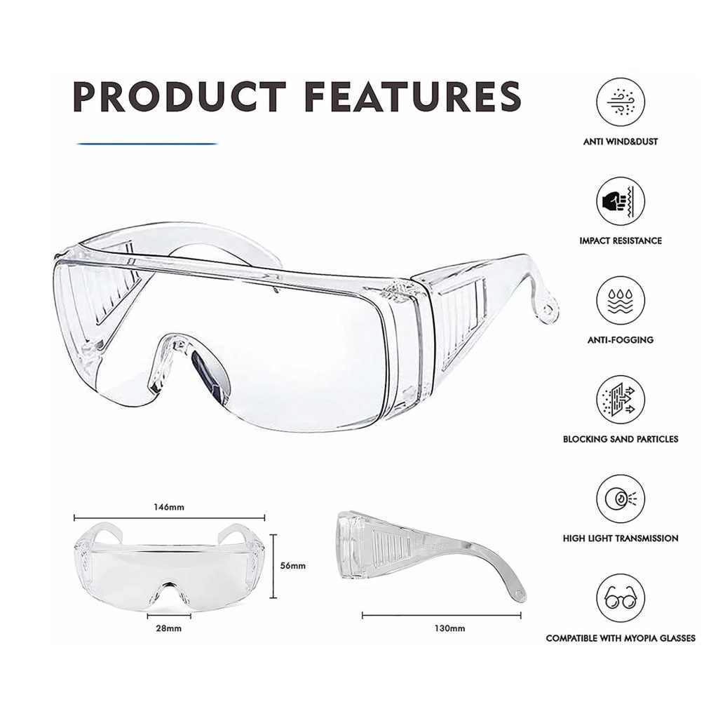Protective Safety Glasses (Case of 12) Cannaobe Labs